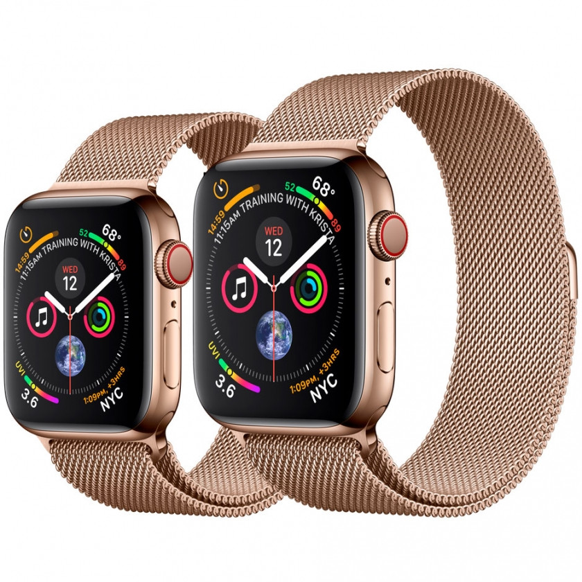 Ремінець STR Milanese Loop Band для Apple Watch iWatch 42 mm Red Gold