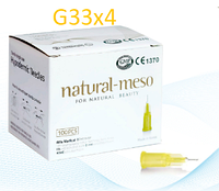 Иглы для мезотерапии Natural-Meso 33G x 4 mm