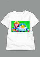 Футболка BS СПРАУТ ( Герой гри Брал стар Sprout ) На хлопчика або дівчинку на вибір.