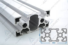 Верстатний профіль 45х90 T-track без покриття (3842992432)