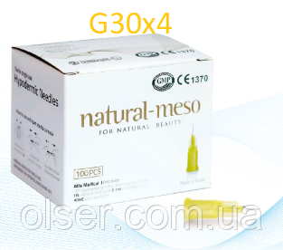 Голки для мезотерапії Natural-Meso 30G x 4 mm