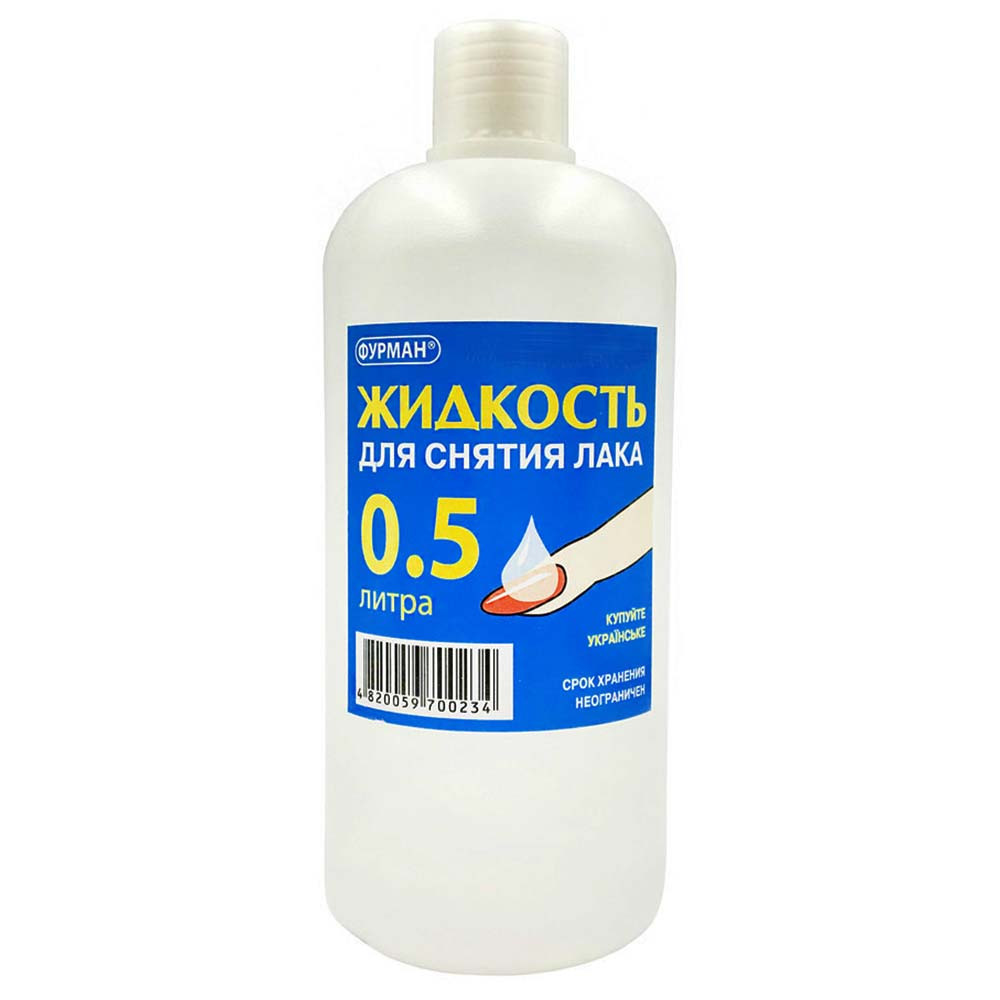 Рідина для зняття лаку КЛАСИКА 500 мл