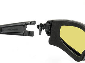 Okulary Balistyczne I-Force SLIM H2X Anti-Fog Dual Pane - Yellow [PYRAMEX] (для страйкболу), фото 3