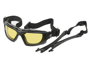 Okulary Balistyczne I-Force SLIM H2X Anti-Fog Dual Pane - Yellow [PYRAMEX] (для страйкболу), фото 4