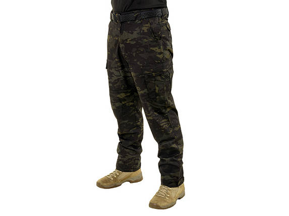 Spodnie Ergonomic Fit Long (32W) - MultiCam Black [EmersonGear] (для страйкболу), фото 1