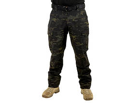 Spodnie Ergonomic Fit Long (32W) - MultiCam Black [EmersonGear] (для страйкболу), фото 3