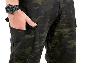 Spodnie Ergonomic Fit Long (32W) - MultiCam Black [EmersonGear] (для страйкболу), фото 6
