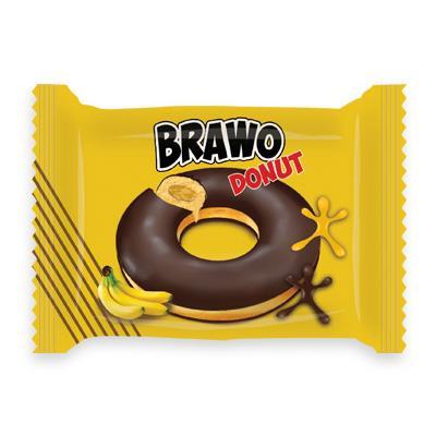 Пончик Brawo Donut Банан 55 г. - фото 1 - id-p1165418272