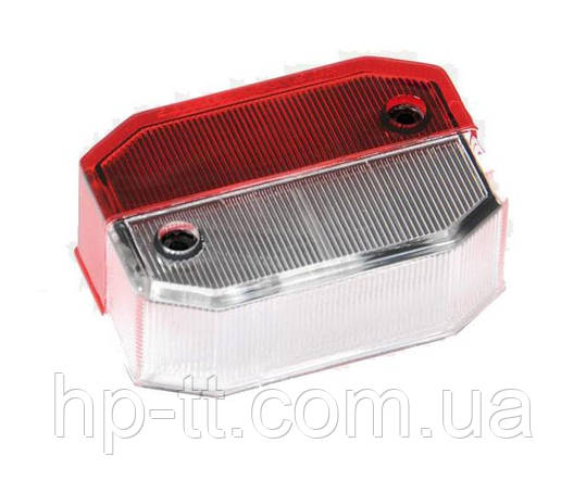 Скло бокового габариту Fristom FT-024 K біло-червоне, фото 1