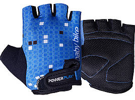 Велорукавички PowerPlay 5451 Синьо-білі XS  HS 5451_XS_Blue-White SP