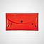 Кожаный кошелек конверт женский красный Ласточки  купюрник, чехол для смартфона, очешник, картхолдер визитница, фото 10