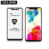 Захисне скло Full Glue Xiaomi Pocophone F1 (Black) - 2.5 D Повна поклейка