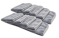 Микрофибровое полотенце с кантом - Autofiber Elite 40х40 см. 360 гсм. серый (T365GYM)