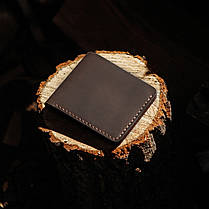 Чоловічий шкіряний гаманець ручної роботи VOILE vl-mw1-brn, фото 3