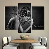 Модульна картина IDEAPRINT "Дівчина в мотузках", фото 3