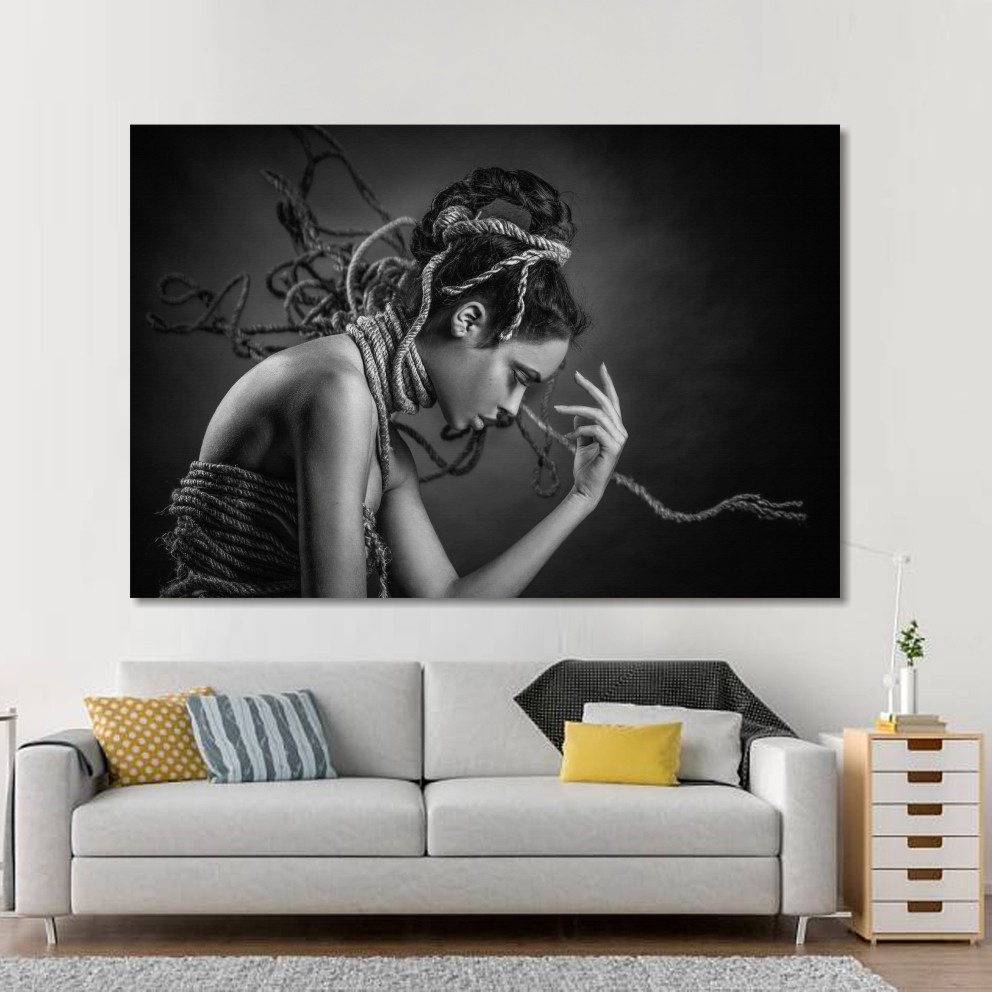 Модульна картина IDEAPRINT "Дівчина в мотузках", фото 1