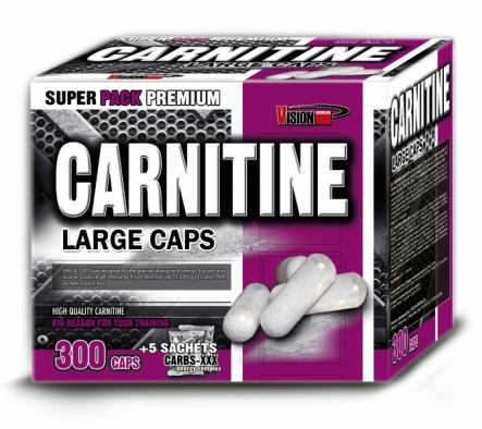 Жироспалювач L-Carnitine 1000 mg Vision Nutrition 300 caps.