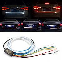 Підсвічування багажника динамічна дублююча RGB з поворотником 1.2 м