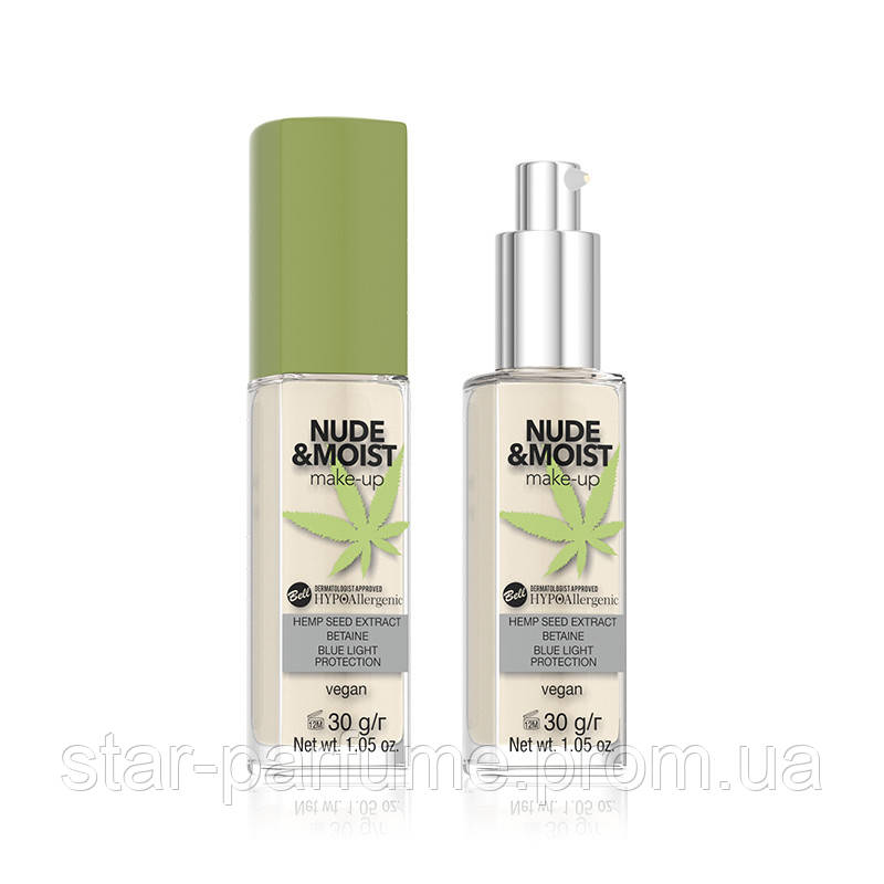 Тональный Крем Nude & Moist HypoAllergenic Bell — Купить Недорого на ...