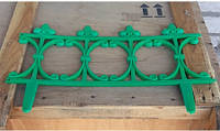 Паркан декоративний "Корсика" 51 см зелений