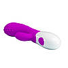 Вібромасажер із кліторальним стимулятором Pretty Love Arthur Vibrator Purple, фото 6