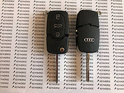 Викидний ключ Audi (Ауді) — 3 кнопки з мікросхемою 8ZO 837 231, з частотою 433 MHz