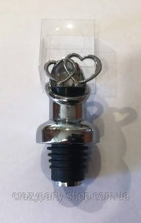 Оригінальний корок для пляшки Сердечки, фото 1