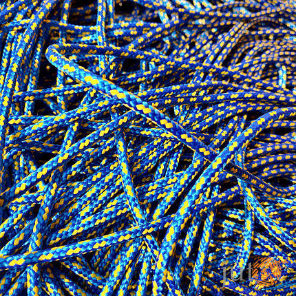 Шнур поліпропіленовий (плетений) 5 мм — 10 метрів, фото 2