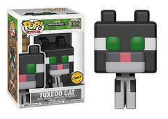Фігурка Funko Pop Фанко Поп Майнкрафт Ексклюзив Димчастий Кіт Minecraft Tuxedo Cat Chase 10 см M TC 332