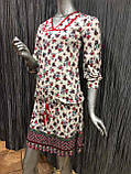 Сукня жіноча віскоза Penye Mood Туреччина принт Маки, фото 7