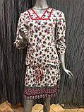 Сукня жіноча віскоза Penye Mood Туреччина принт Маки, фото 3