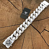ВЕС 297 грамів! Масивний срібний браслет Панцир., фото 2