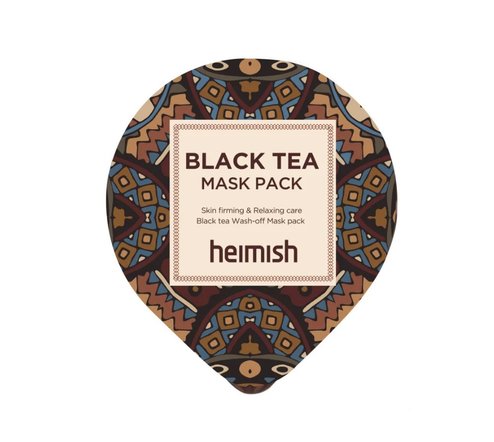 Заспокійлива маска для обличчя з чорним чаєм HEIMISH Black Tea Mask Pack 5ml