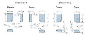 Пластини т/с тип 10, 70 (ГОСТ 25396-90)