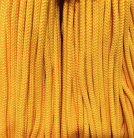 Шнур для одягу 4 мм колір жовтий (уп 100 м) 016Ф