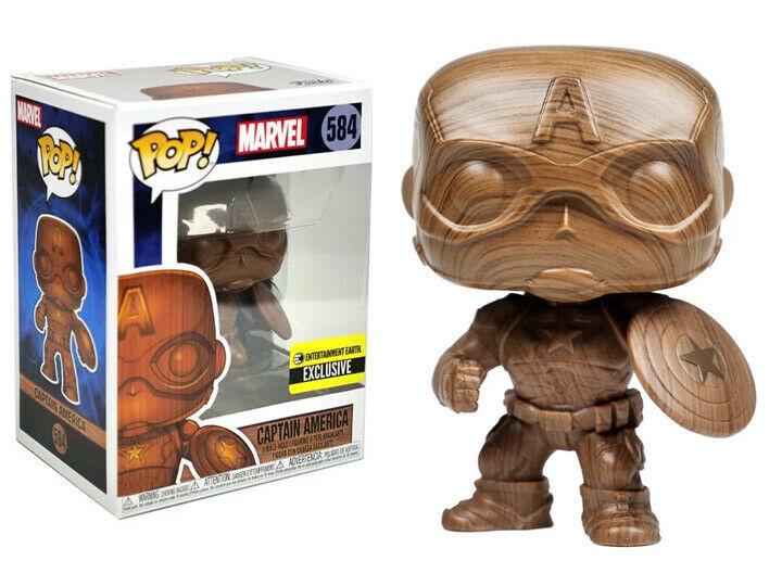 Фігурка Funko Pop Фанк Поп Marvel Exclusive Captain America Марвел Ексклюзив Капітан Америка 10 см M CA 584