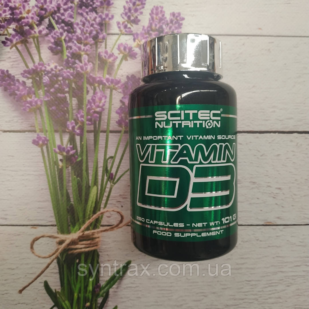 Vitamin D3 Scitec Nutrition 250 caps.