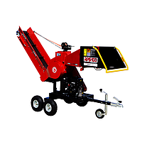 Подрібнювач гілок Remet RPS-100+транспортер 1.6 м (80 мм, 6 ножів 10 л.с./бензин)