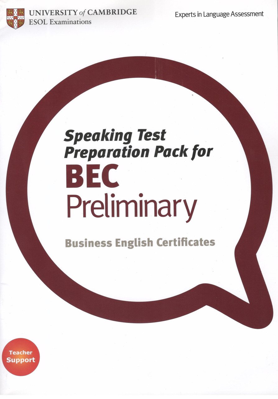 Speaking test Preparation Pack for BEC Preliminary
