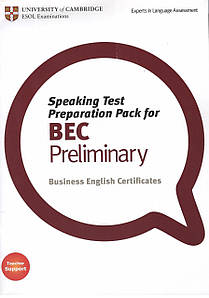 Speaking test Preparation Pack for BEC Preliminary