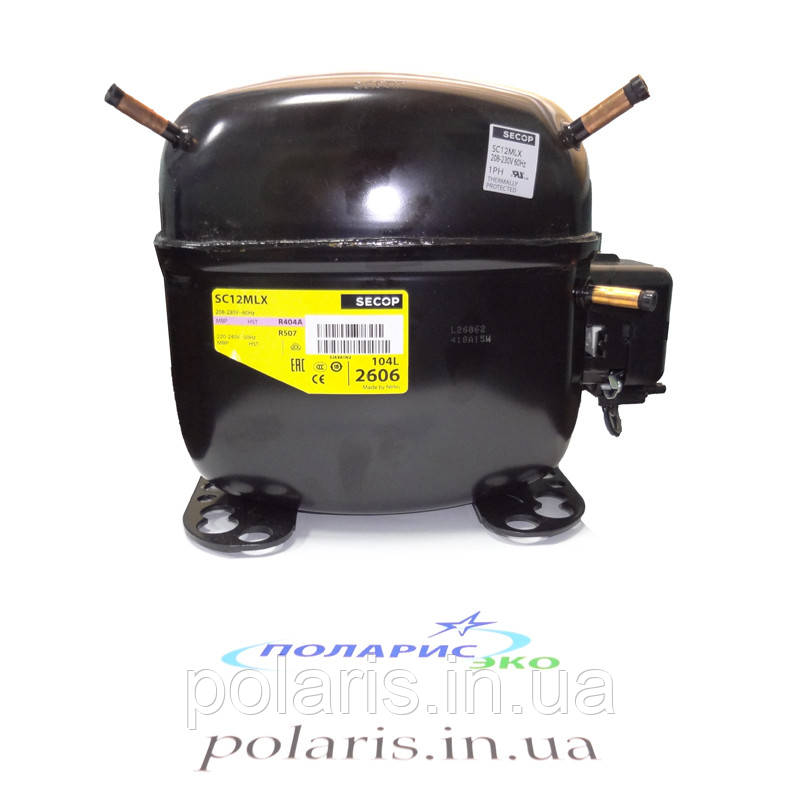 Компрессор SECOP SC 12 MLX (12,87 см3, 1038 Вт при -10/+45°С, R404/507 ...