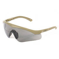 Противоосколочные очки REVISION SAWFLY 3 линзы. Оправа хаки. Б/У