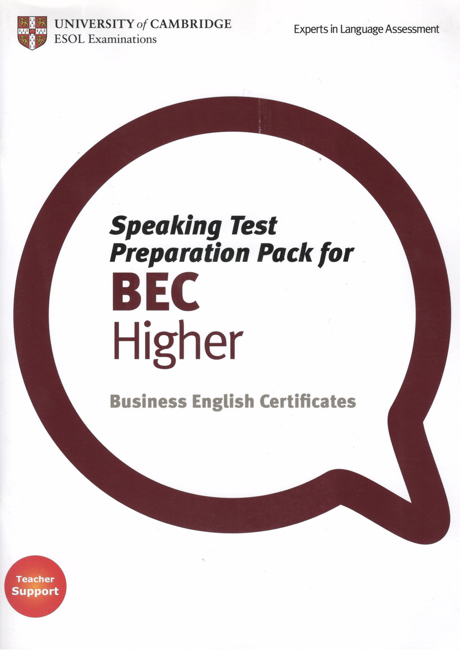 Speaking test Preparation Pack for BEC Higher