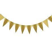 Гірлянди паперові "Золото Хром" Gold