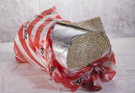 Утеплювач базальтовий для труб та димоходів Paroc Hvac Lamella Mat AluCoat 40 мм, фото 1