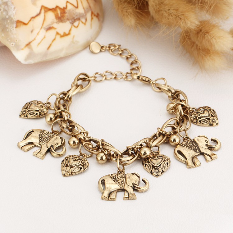 Жіночий браслет Primo Pulseira Elephant - Gold, фото 1
