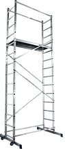 Вишка-тура будівельна алюмінієва робоча висота 5.0 (м)