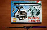 Кишенькова міні вудка ручка Pocket pen fishing rod, фото 6