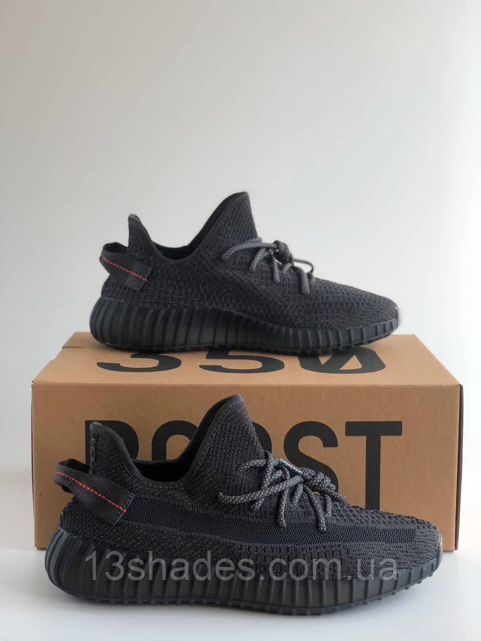Кросівки чоловічі Adidas Yeezy Boost 350 V2 Black AAA+ Київ, фото 1