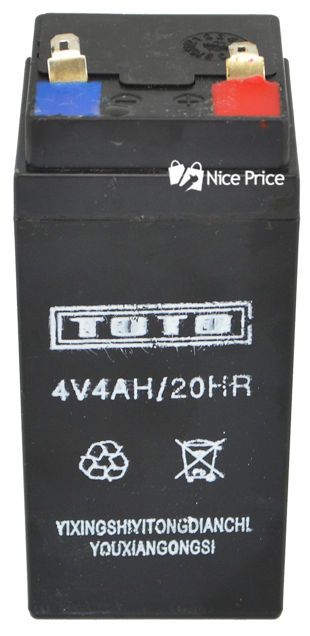 Аккумулятор батарея BATTERY 4V 4.0Ah (1514) - фото 1 - id-p386708789